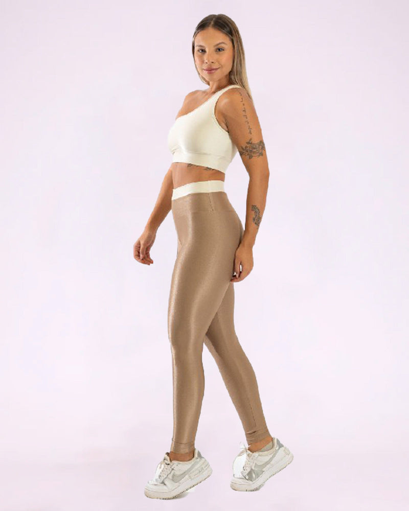 Conjunto Fitness Curve Slim ao Plus Top Ombro Só