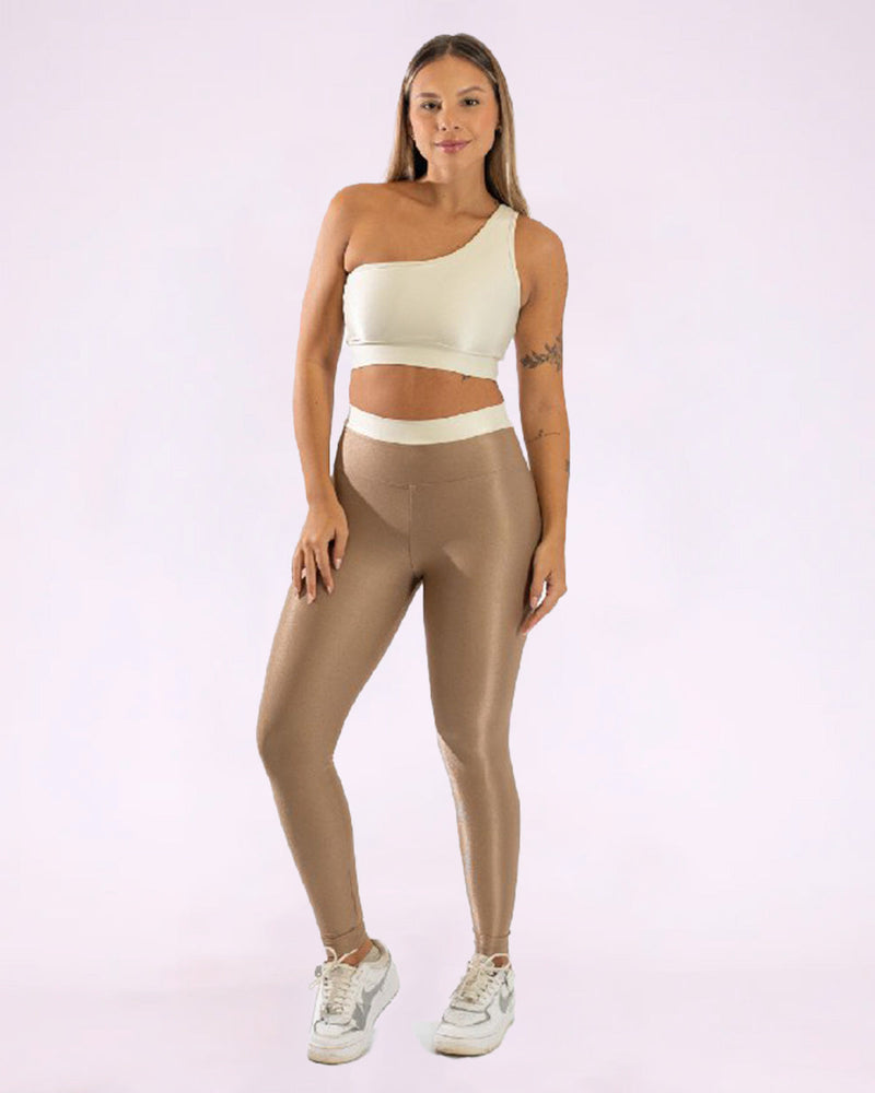 Conjunto Fitness Curve Slim ao Plus Top Ombro Só