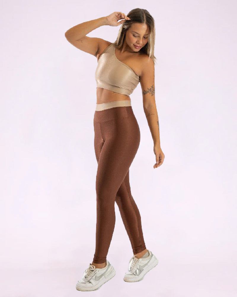 Conjunto Fitness Curve Slim ao Plus Top Ombro Só