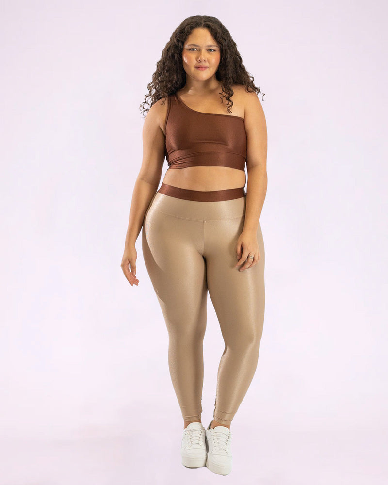 Conjunto Fitness Curve Slim ao Plus Top Ombro Só