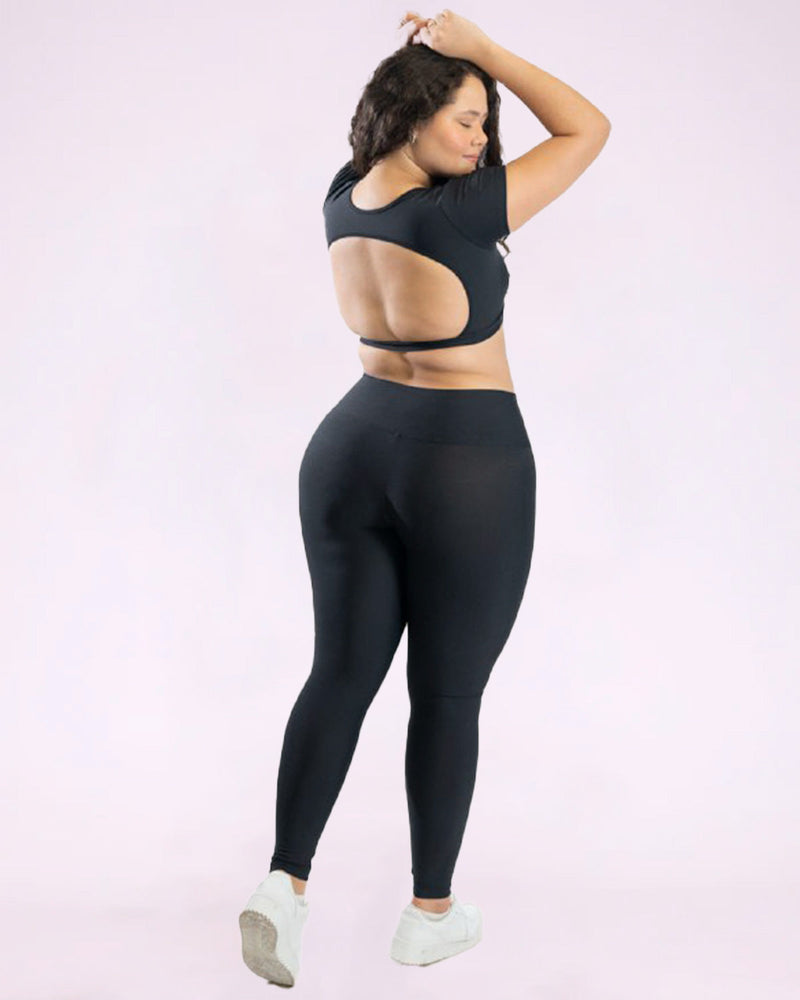 Conjunto Fitness Básica Curve Plus Size