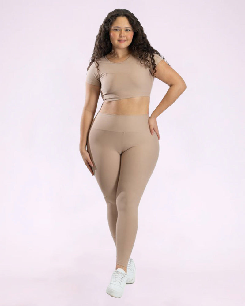 Conjunto Fitness Básica Curve Plus Size