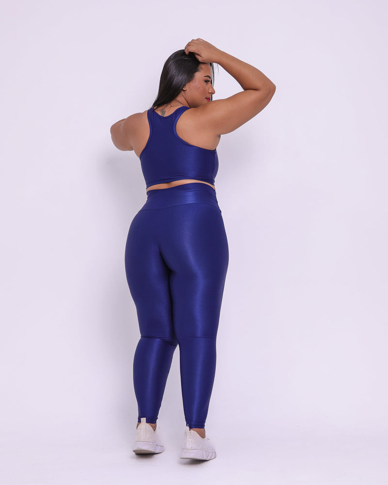 Conjunto Fitness Curve Plus Size Nadador