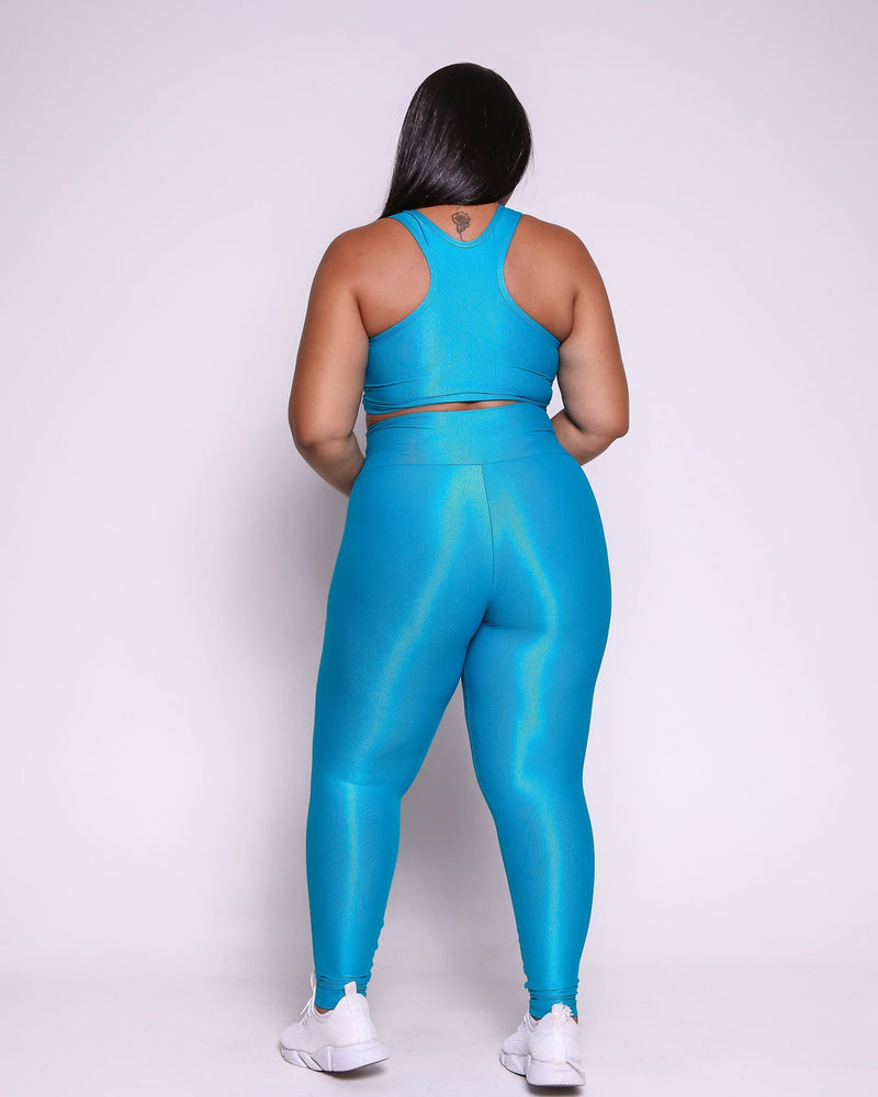 Conjunto Fitness Curve Plus Size Nadador