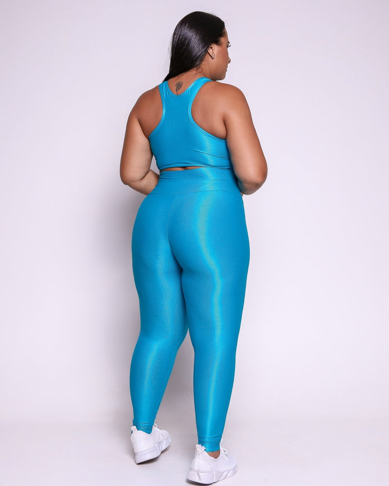 Conjunto Fitness Curve Plus Size Nadador