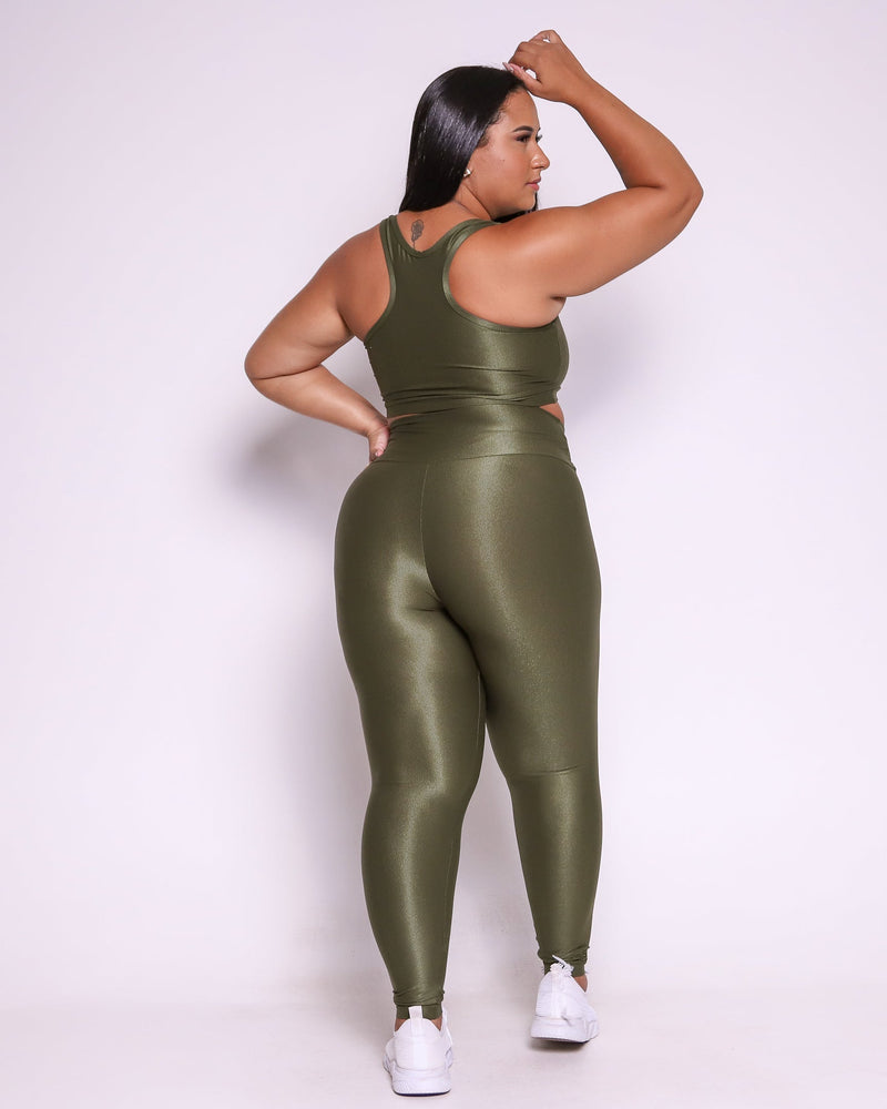 Conjunto Fitness Curve Plus Size Nadador